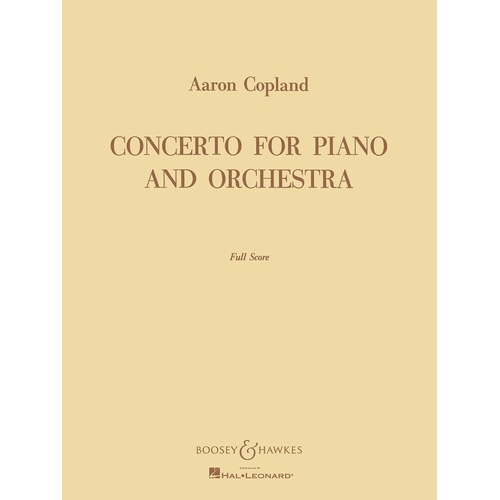 Concerto Fr Piano Sc (Music Score)