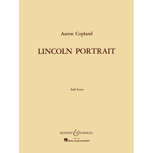 Lincoln Portairt Full Score