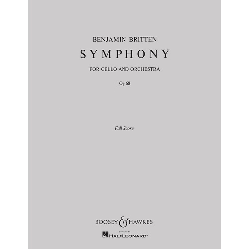 Symphony Cello/Orch (Softcover Book)