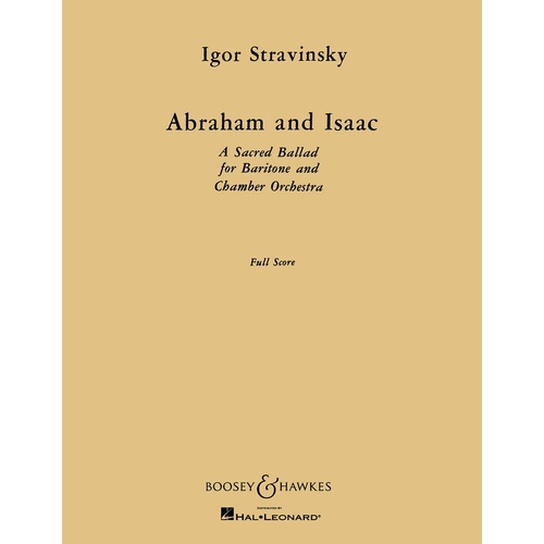 Abraham And Isaac F/Sc