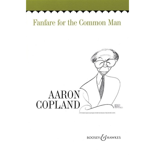 Fanfare for the Common Man SC/PTS by Boosey & Hawkes, 26 Pages, Brass Category