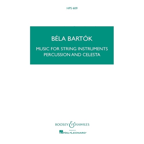 Music For Strings Percussion Celesta Study Score (Music Score)
