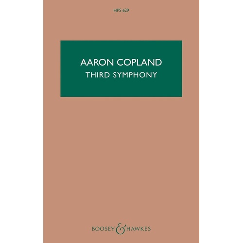 Symphony 3 Study Score
