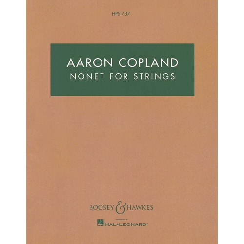 Nonet For Strings Study Score (Music Score)