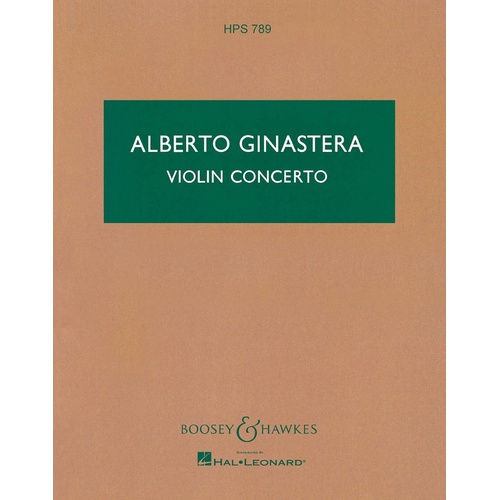 Violin Concerto Study Score (Music Score)