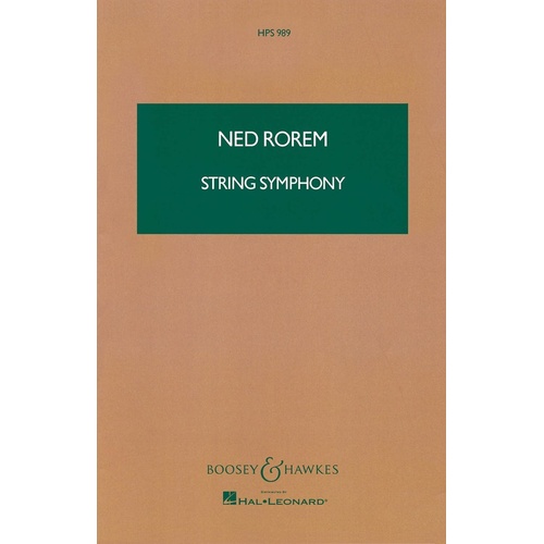 String Symphony Study Score (Music Score)