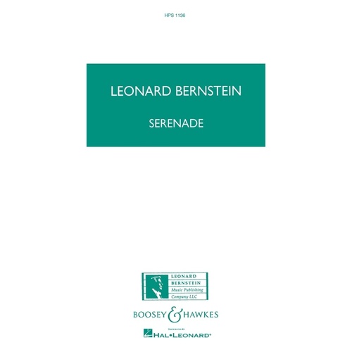 Bernstein - Sernade After Platos Symposium Study Score