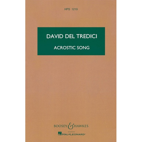 Acrostic Song Stsc