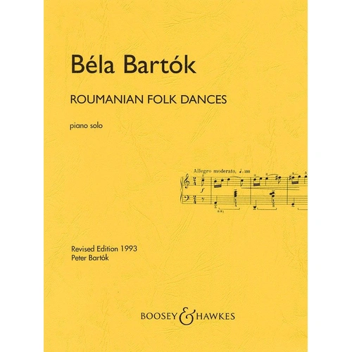 Bartok - Romanian Folk Dances Piano Solo Rev Ed 1993