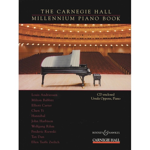 Carnegie Hall Millenium Piano Book/CD (Softcover Book/CD)