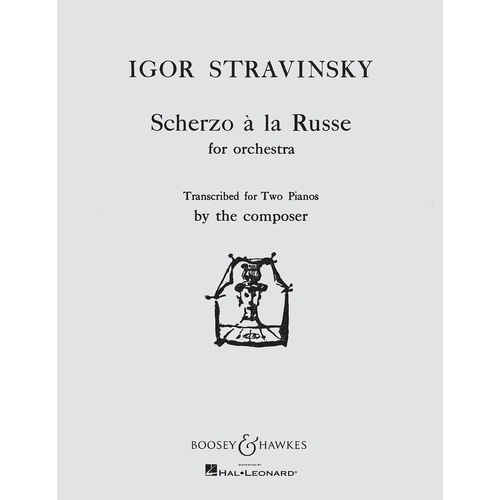 Scherzo A La Russe 2 Piano (Softcover Book)