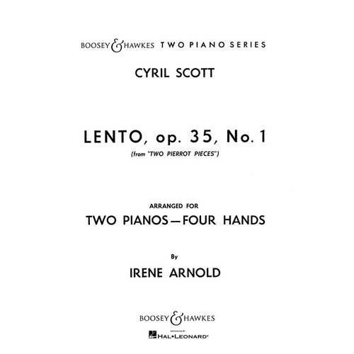 Lento Op35 No1 2Piano4Hnd (Softcover Book)