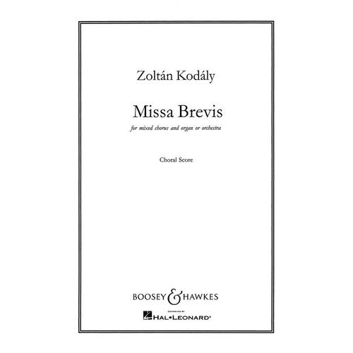 Missa Brevis Choral Score - Chorus Parts Only by Boosey & Hawkes, 32 Pages