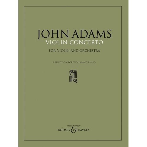 Violin Concerto John Adam Violin Piano (Softcover Book)