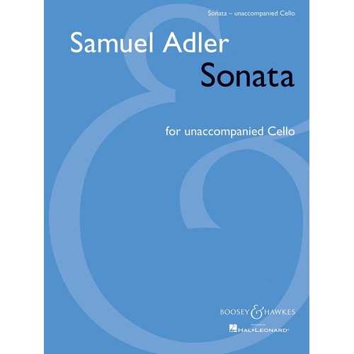 Sonata For Cello (Softcover Book)