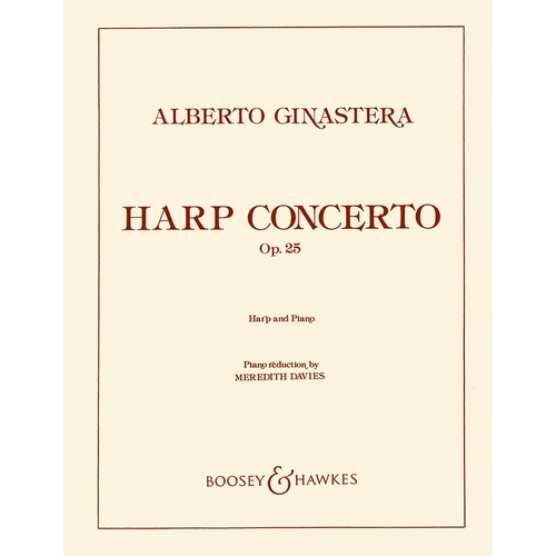 Harp Concerto Harp Piano (Softcover Book)