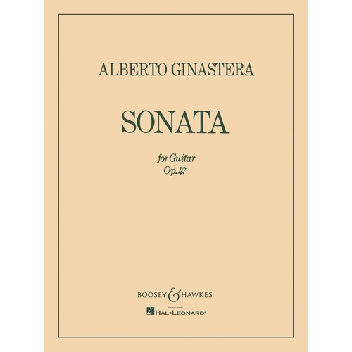 Sonata For Guitar Op 47 (Softcover Book)