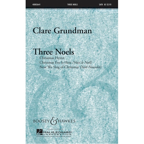 Three Noels SATB (Opt CHL Concert Band So) (Octavo)