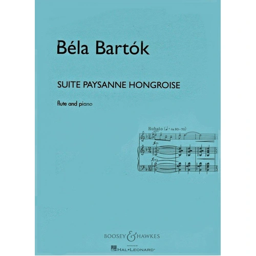 Suite Paysanne Hongroise for Flute and Piano