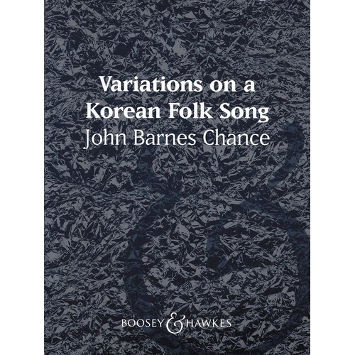 Variations on a Korean Folk Song for Band - Boosey & Hawkes
