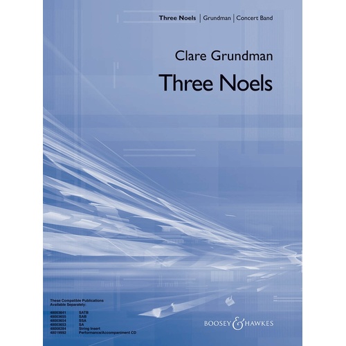 Three Noels Bhcb3 (Opt CHL Concert Band So) (Music Score/Parts)