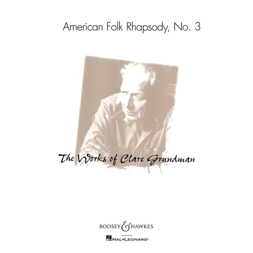 Amer Flk Rhap 3 Score/Parts