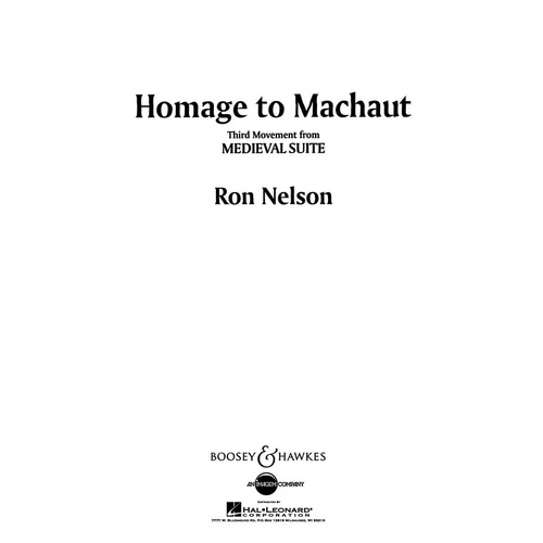 Homage Machaut Full Sc