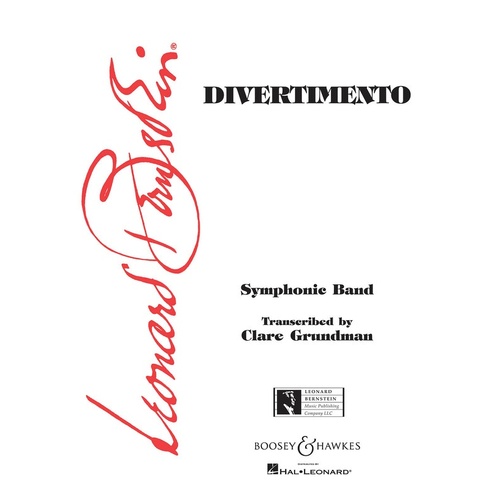 Bernstein - Divertimento Concert Band  Score/Parts