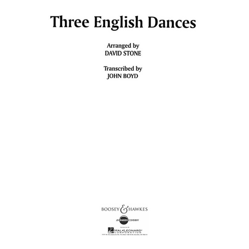 3 English Dances Sc Pt