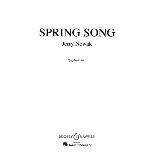 Spring Song Full Score