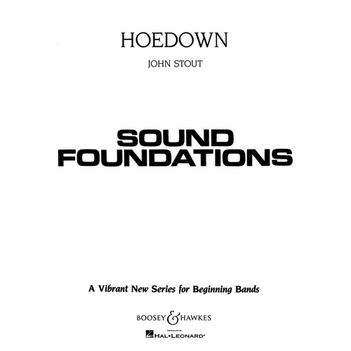 Hoedown Score/Parts