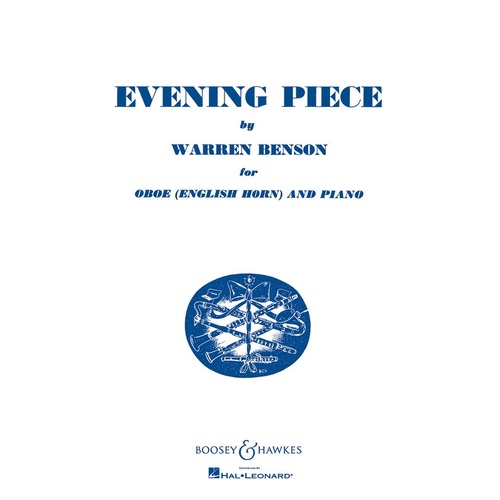 Evening Piece Oboe Piano (Softcover Book)