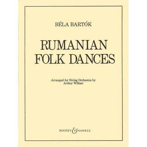 Romanian Folk Dances String Orchestra Set by Boosey & Hawkes