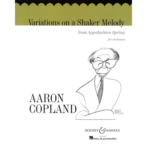 Variations On A Shaker Melody Full Score