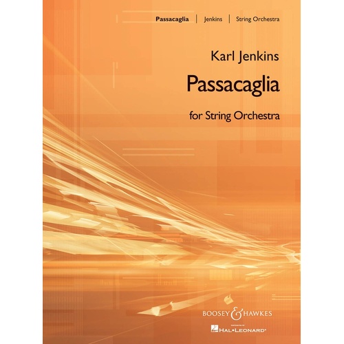 Passacaglia Bhso Score/Parts