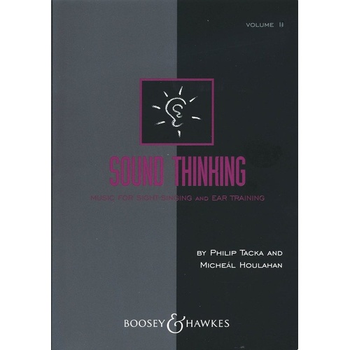 Sound Thinking V2 Sight Singing & Ear Training by Boosey & Hawkes, 164 Pages, BH Kodaly Series