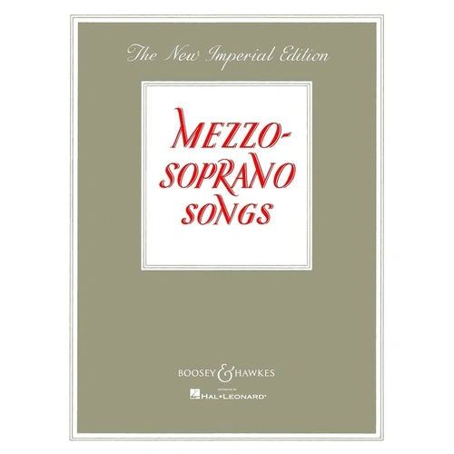 Mezzo-Soprano Songs Imperial Edition Vocal Score by Boosey & Hawkes, 102 Pages