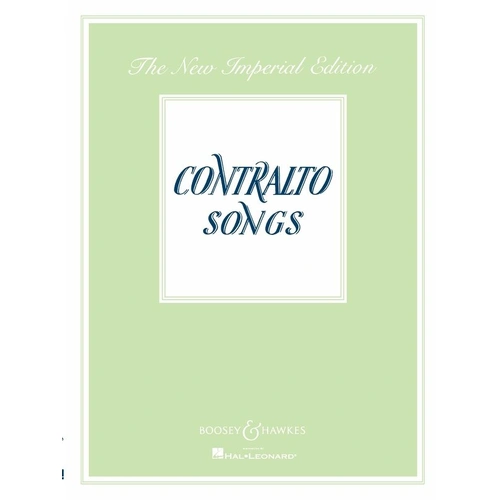 Contralto Songs Imperial Edition Vocal Score by Boosey & Hawkes, 112 Pages