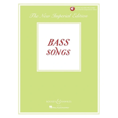 Bass Songs Imperial Edition Piano/Vocal Score with Online Audio Access