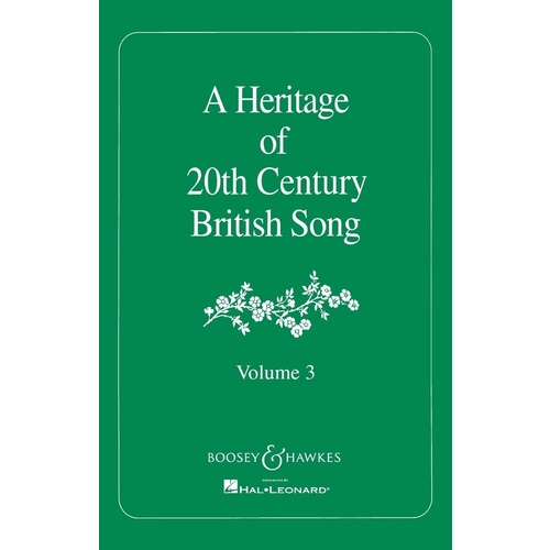 Heritage Of 20th Century British Song Vol 3