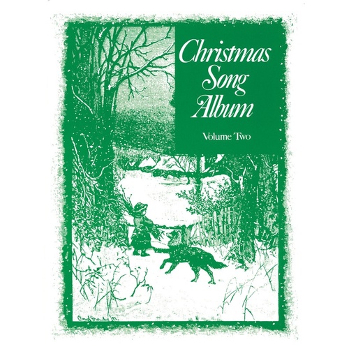 Christmas Song Album Vol 2 Vocal / Piano (Green) (Softcover Book)