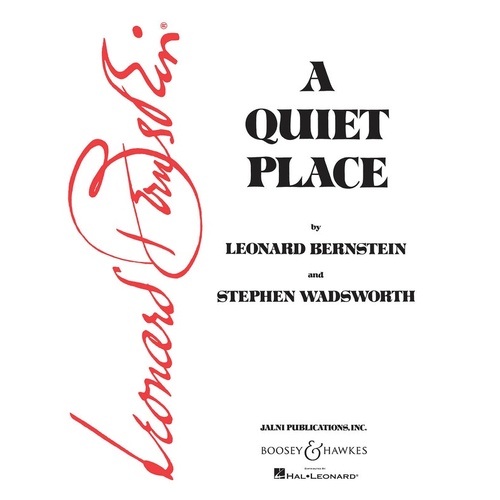 Bernstein - A Quiet Place Vocal Score