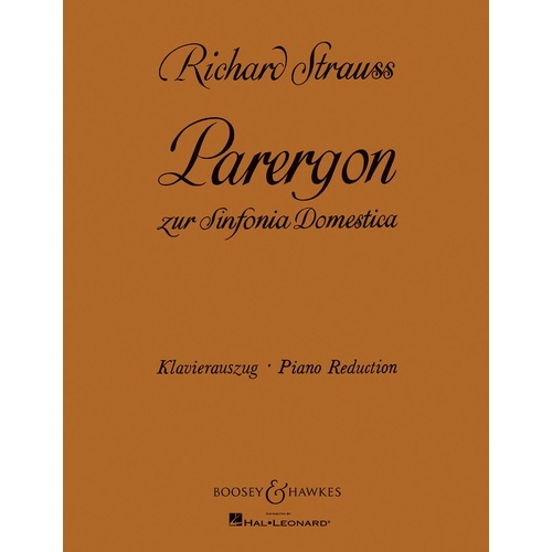 Parergon Op73 2 Piano 3 Hands (Softcover Book)