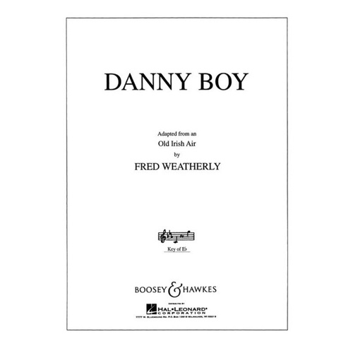 Danny Boy Medium High Voice E Flat Vocal Score by Boosey & Hawkes