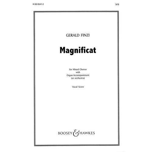 Magnificat SATB And Organ (Octavo)