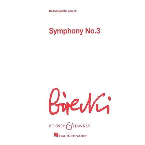 Symphony No 3 Op 36 Study Sc (Nop Ref Chester)