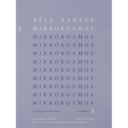 Bartok - Mikrokosmos Vol 5 Blue
