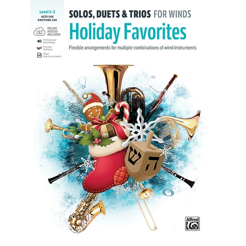 Solos, Duets & Trios: Holiday Favourites for Asax/Bsax by Galliford & Alfred 48014