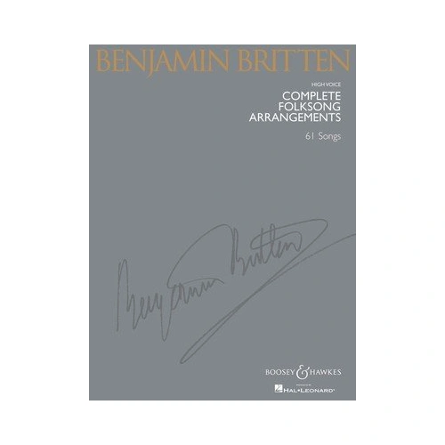 Britten Complete Folksong Arrangements High Voice 264 Pages