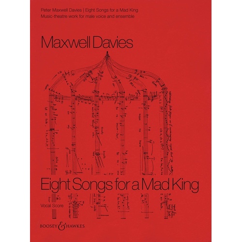 Eight Songs For A Mad King Vocal Score (Softcover Book)